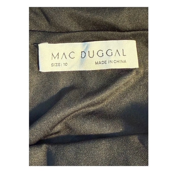 Mac Duggal Black Crystal-Embellished Backless Dress - Picture 7 of 7